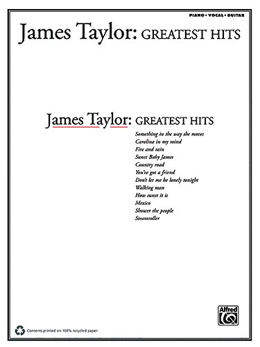 James Taylor: Greatest Hits: Piano/Vocal/Guitar Book James Taylor: Greatest Hits: Piano/Vocal/Guitar Book