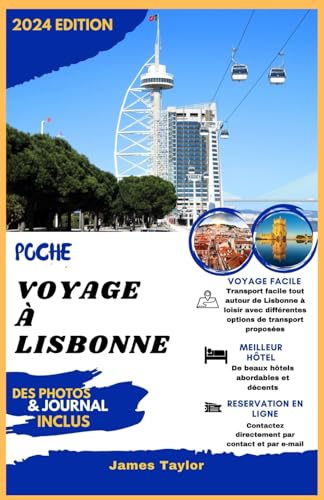 Poche LISBONNE Guide de voyage: votre manuel d'aventure essentiel étape par étape à Lisbonne