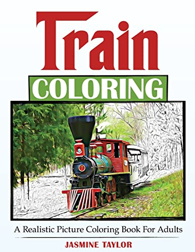 Train Coloring:A Realistic Picture Coloring Book for Adults von Lulu
