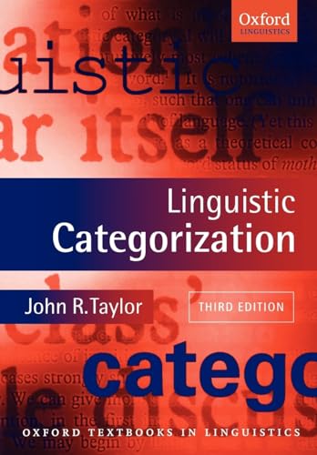 Linguistic Categorization (Oxford Textbooks in Linguistics)