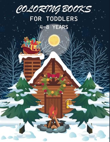 Libro para colorear para niños 4-8 años: 50 Dibujos navideños divertidos con imágenes fáciles para colorear, para niños y niñas de infantil a primaria von Independently published