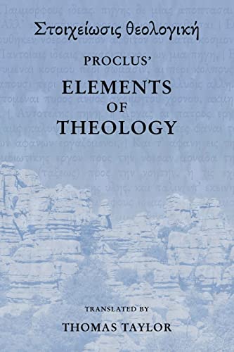 Proclus: The Elements of Theology
