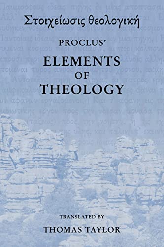 Proclus: The Elements of Theology Proclus: The Elements of Theology