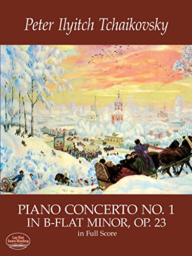 Tchaikovsky Piano Concerto No.1 In B Flat Minor Op.23 In Full Score. (Dover Orchestral Music Scores)