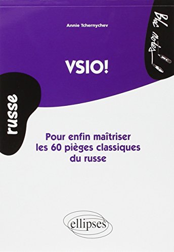 Vsio. Pour enfin maîtriser les 60 pièges classiques du russe. (Niveau 2) (Bloc-notes) von ELLIPSES