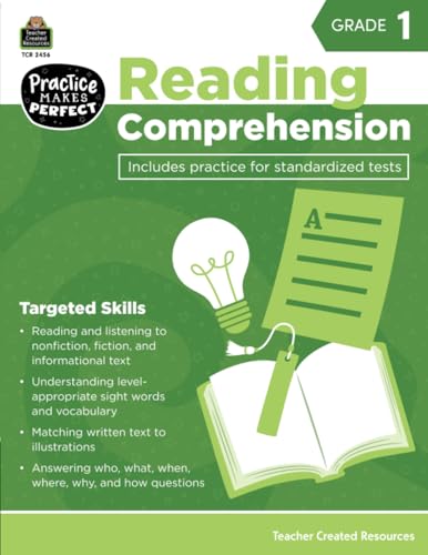 Teacher Created Resources Practice Makes Perfect: Reading Comprehension Grade 1, 2nd Edition (TCR2456) von Teacher Created Resources