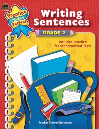 Writing Sentences Grade 2 (Practice Makes Perfect) von Teacher Created Resources