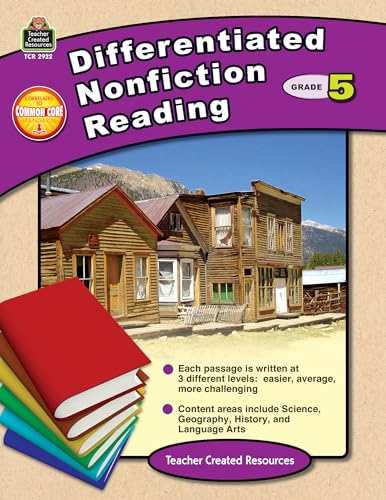 Differentiated Nonfiction Reading Grade 5 von Teacher Created Resources