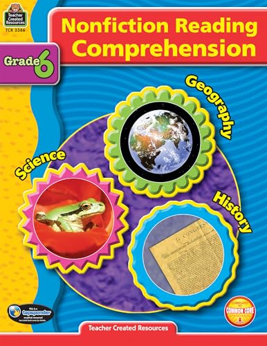 Nonfiction Reading Comprehension Grade 6: Grade 6