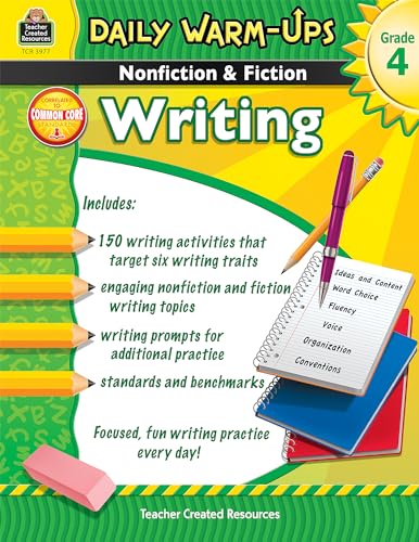 Daily Warm-Ups: Nonfiction & Fiction Writing Grd 4: Nonfiction & Fiction Writing Grd 4 von Teacher Created Resources