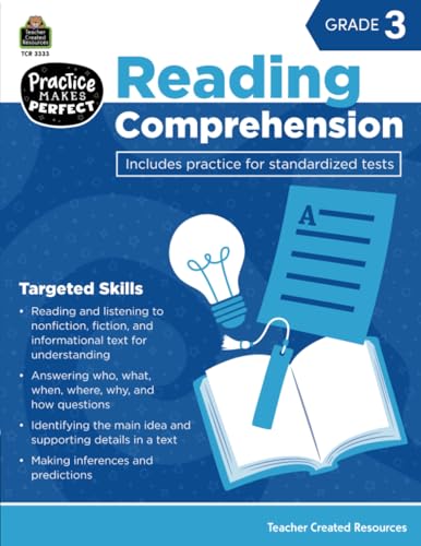 Teacher Created Resources Practice Makes Perfect: Reading Comprehension Grade 3, 2nd Edition (TCR3333) von Teacher Created Resources