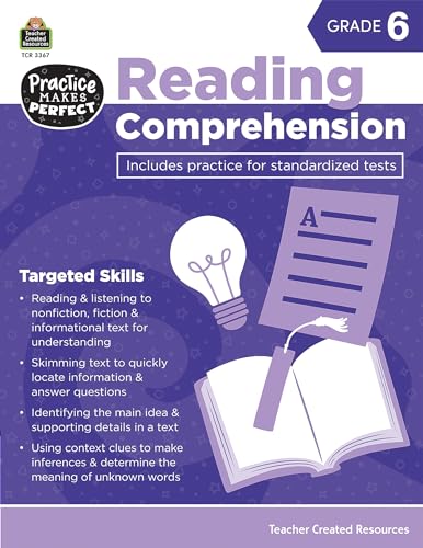 Reading Comprehension Grade 6 (Practice Makes Perfect (Teacher Created Materials)) von Teacher Created Resources