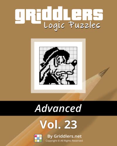 Griddlers Logic Puzzles Advanced Vol. 23 von Griddlers.net