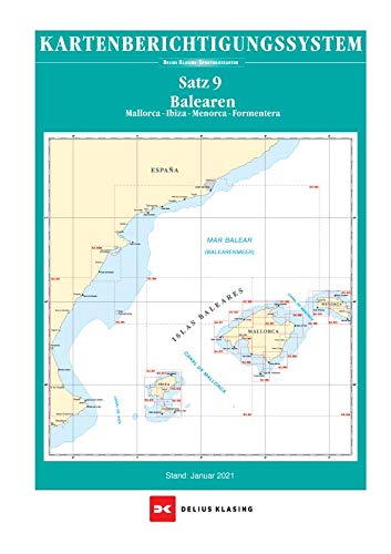 Berichtigung Sportbootkarten Satz 9: Balearen (Ausgabe 2022): Mallorca - Ibiza - Menorca - Formentera von Delius Klasing Vlg GmbH