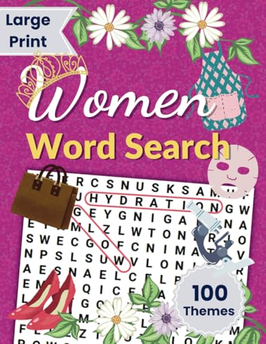 Large Print Word Search for Women: Various Fun and Relatable Themes About Women von Independently published