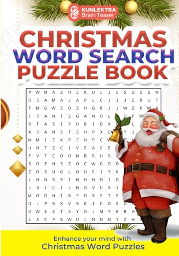 Kunlektra Christmas Word Search Puzzle Book: Enhance your mind with Christmas word puzzles von Kunlektra Publishing