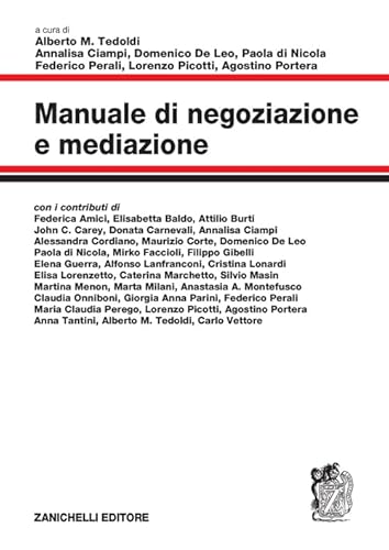 Manuale di negoziazione e mediazione von Zanichelli