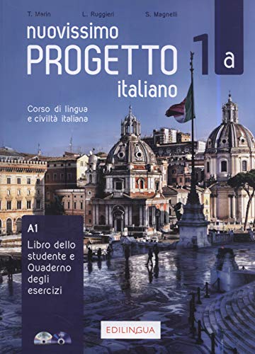 Nuovissimo Progetto Italiano 1 A (italiano). Lehr- und Arbeitsbuch mit DVD-Video und Audio-CD: Libro dello studente e Quaderno + CD + DVD + codic