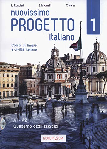 Nuovissimo Progetto Italiano 1 Arbeitsbuch mit Audio-CD: Quaderno degli esercizi. A1-A2