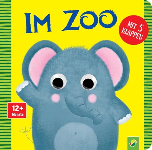Kulleraugenbuch Im Zoo: Mit 5 Klappen