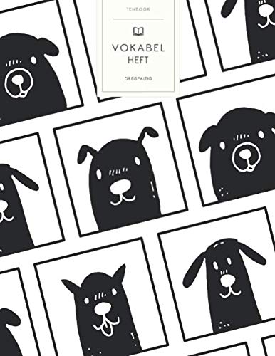 Vokabelheft: Schwarze Hunde. 3 Spalten für Vokabeln. 120 Seiten mit schönem Design. Dreispaltiges Buch mit Soft Cover 8.5x11 Zoll, ca. DIN A4 21.6x27.9cm. Vokabelheft: Schwarze Hunde. 3 Spalten für Vokabeln. 120 Seiten mit schönem Design. Dreispaltiges Buch mit Soft Cover 8.5x11 Zoll, ca. DIN A4 21.6x27.9cm. von Independently published
