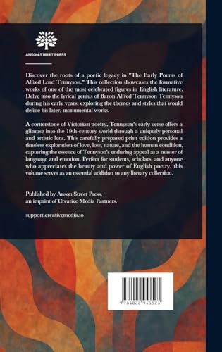 The Early Poems of Alfred Lord Tennyson von Anson Street Press
