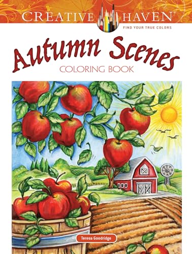 Creative Haven Autumn Scenes Coloring Book (Adult Coloring) (Creative Haven Coloring Book)