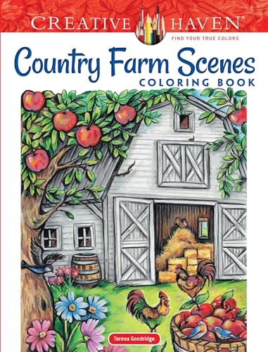 Creative Haven Country Farm Scenes Coloring Book (Creative Haven Coloring Books) von Dover Publications