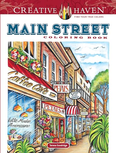 Creative Haven Main Street Coloring Book (Creative Haven Coloring Books)