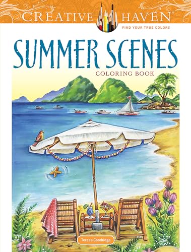 Summer Scenes Coloring Book (Creative Haven Coloring Books) von Dover Publications
