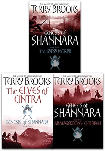 The Genesis of Shannara Series Terry Brooks 3 Books Collection Set (Armageddons Children, The Elves Of Cintra, The Gypsy Morph