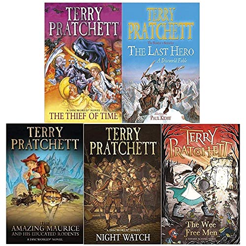 Terry pratchett Discworld novels Series 6 :5 books collection set