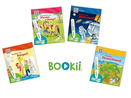 Serienpreis: BOOKii ® WAS IST WAS Junior (4 Bände): Komplettabnahme 4 Bände (BOOKii: Antippen, Spielen, Lernen)