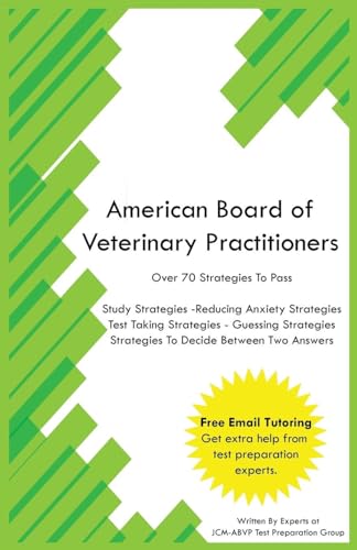 American Board of Veterinary Practitioners von JCM Test Prep Group