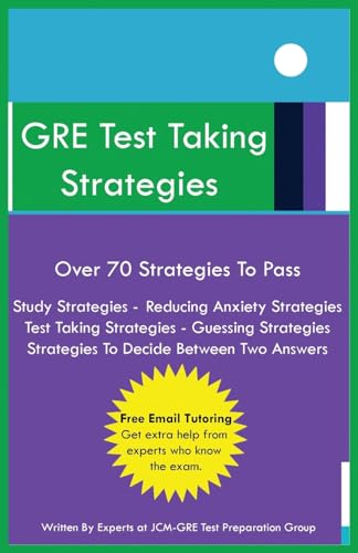 GRE Test Taking Strategies von JCM Test Prep Group