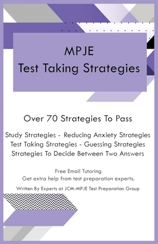 MPJE Test Taking Strategies von JCM Test Prep Group