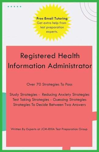 Registered Health Information Administrator von JCM Test Prep Group