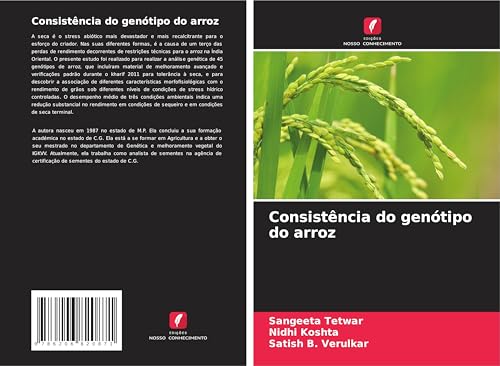 Consistência do genótipo do arroz: DE von Edições Nosso Conhecimento