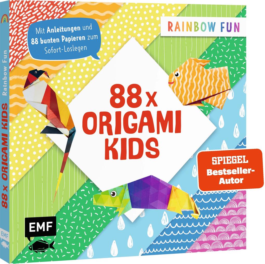 88 x Origami Kids Rainbow Fun von Edition Michael Fischer