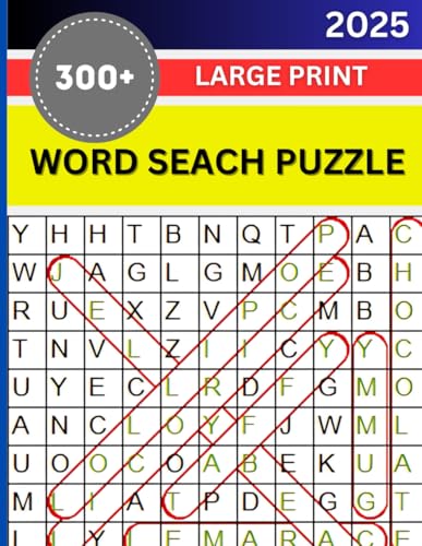 Word Search Puzzle Books for Adults: 300+ Large Print Word Puzzles von Independently published