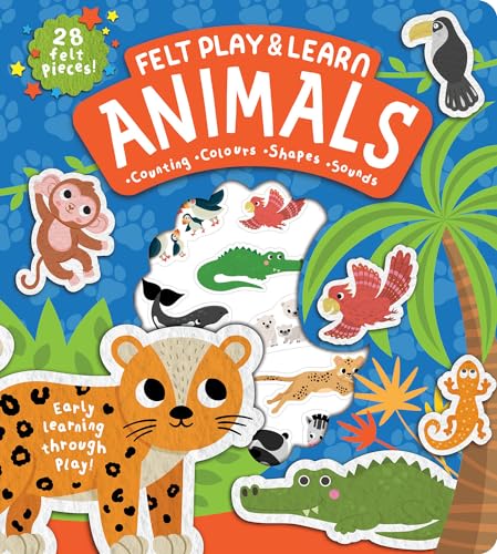 Felt Play & Learn Animals (Touchy-Feely Felt Play & Learn) von Imagine That Publishing