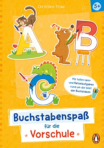 A, B, C – Buchstabenspaß für die Vorschule: Mitmach-Block mit 45 Rätseln von Penguin junior