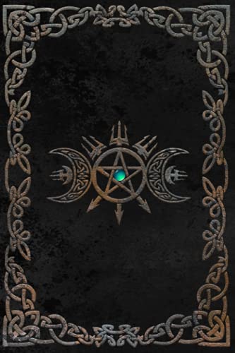 Blank Lined Journal for Book of Shadows : Sigil of Hecate & Poseidon Grimoire: For Solitary Witches, Wiccans and Pagans to Record Spells, Rituals, Mantras, etc.