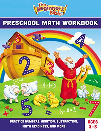The Beginner's Bible Preschool Math Workbook: Practice Numbers, Addition, Subtraction, Math Readiness, and More von HarperCollins