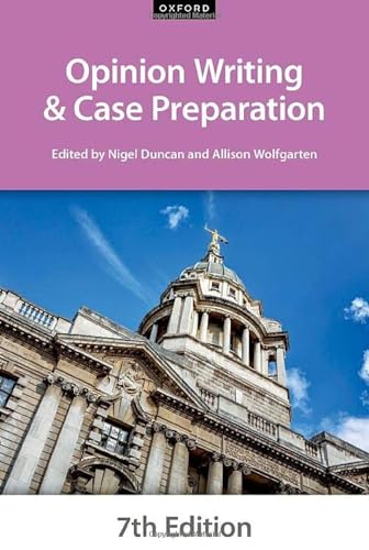 Opinion Writing and Case Preparation (Bar Manuals)