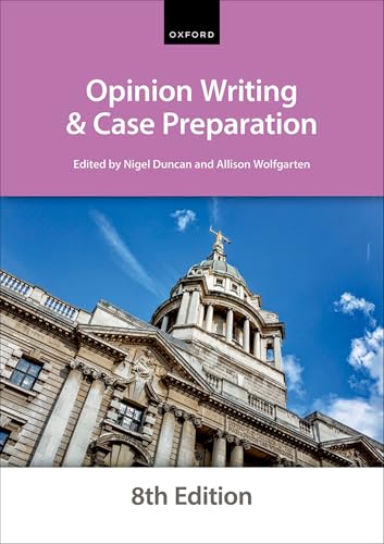 Opinion Writing and Case Preparation Eighth Edition von Oxford University Press