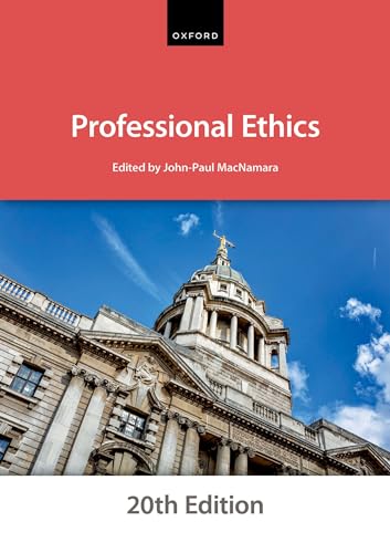 Professional Ethics (Bar Manuals) von Oxford University Press
