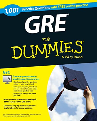 1,001 GRE Practice Questions for Dummies