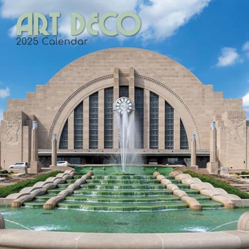 Art Deco – Kunst 2025 – 16-Monatskalender: Original The Gifted Stationery Co. Ltd [Mehrsprachig] [Kalender] (Wall-Kalender)