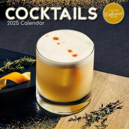 Cocktails 2025 – 16-Monatskalender: Original The Gifted Stationery Co. Ltd [Mehrsprachig] [Kalender] (Wall-Kalender)
